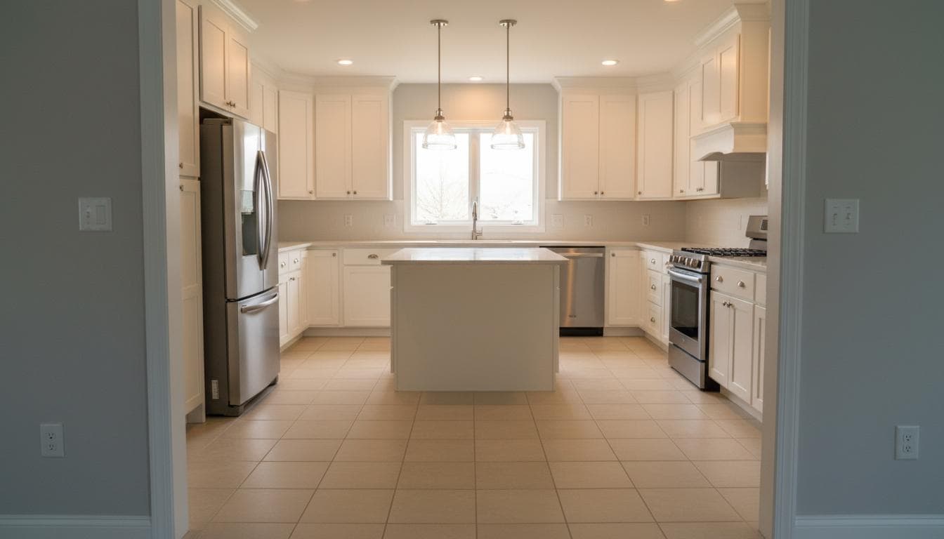 Kitchen Water Damage Recovery after restoration